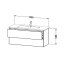 Duravit L-Cube Szafka podumywalkowa 122x48,1x55 cm biały mat (dekor) LC624301818 - zdjęcie 3