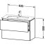Duravit L-Cube Szafka podumywalkowa 82x39,1x55 cm dekor taupe mat LC625709191 - zdjęcie 3