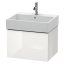 Duravit L-Cube Szafka umywalkowa 58,4x45,9x39,4 cm, biała wysoki połysk LC617502222 - zdjęcie 1