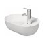 Duravit LUV Umywalka nablatowa 42x27 cm szlifowany spód biały satynowy z powłoką WonderGliss 03814226001 - zdjęcie 1