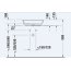 Duravit LUV Umywalka nablatowa 50x35 cm biały Alpin z powłoką WonderGliss 03805000001 - zdjęcie 3
