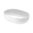 Duravit LUV Umywalka nablatowa 50x35 cm biały/szary satynowy 0379502300 - zdjęcie 1