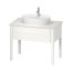 Duravit LUV Umywalka nablatowa 60x40 cm biały/biały satynowy z powłoką WonderGliss 03806026001 - zdjęcie 8
