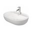 Duravit LUV Umywalka nablatowa 60x40 cm biały/biały satynowy z powłoką WonderGliss 03806026001 - zdjęcie 1