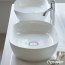 Duravit LUV Umywalka nablatowa 60x40 cm szlifowany spód biały/biały satynowy z powłoką WonderGliss 03796026001 - zdjęcie 7
