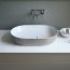Duravit LUV Umywalka nablatowa 60x40 cm szlifowany spód biały/szary satynowy z powłoką WonderGliss 03796023001 - zdjęcie 5