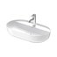 Duravit LUV Umywalka nablatowa 70x40 cm szlifowany spód biały Alpin z powłoką WonderGliss 03807000001 - zdjęcie 1