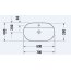 Duravit LUV Umywalka nablatowa 70x40 cm szlifowany spód biały/biały satynowy z powłoką WonderGliss 03807026001 - zdjęcie 2