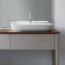 Duravit LUV Umywalka nablatowa 80x40 cm szlifowany spód biały/biały satynowy z powłoką WonderGliss 03798026001 - zdjęcie 6