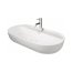 Duravit LUV Umywalka nablatowa 80x40 cm szlifowany spód biały/biały satynowy z powłoką WonderGliss 03808026001 - zdjęcie 1