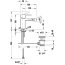 Duravit Manhattan Bateria bidetowa czarny mat MH2400001046 - zdjęcie 2