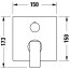 Duravit Manhattan Bateria wannowo-prysznicowa podtynkowa czarny mat MH4210012046 - zdjęcie 2