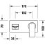 Duravit Manhattan Bateria umywalkowa podtynkowa czarny mat MH1070004046 - zdjęcie 4