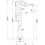 Duravit Manhattan Bateria wannowa wolnostojąca czarny mat MH5250000046 - zdjęcie 3