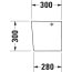 Duravit ME by Starck Półpostument biały Alpin z powłoką WonderGliss 08584000001 - zdjęcie 5