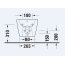 Duravit ME by Starck Bidet wiszący biały Alpin z powłoką WonderGliss 27241500001 - zdjęcie 3