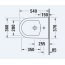 Duravit ME by Starck Bidet wiszący biały satynowy 2724153200 - zdjęcie 4