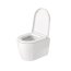 Duravit ME by Starck Toaleta WC Compact krótka 37x48 cm Rimless bez kołnierza z powłoką WonderGliss, biała 25300900001 - zdjęcie 9