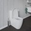 Duravit ME by Starck Miska WC stojąca 37x65 cm, lejowa, biała 2170090000 - zdjęcie 22