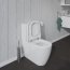 Duravit ME by Starck Miska WC stojąca 37x65 cm, lejowa, biała z powłoką WonderGliss 21700900001 - zdjęcie 19