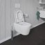 Duravit ME by Starck Toaleta WC standardowa 57x37 cm Rimless bez kołnierza biała 2529090000 - zdjęcie 41