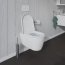 Duravit ME by Starck Miska WC podwieszana 37x57 cm, lejowa, biała z powłoką WonderGliss 25280900001 - zdjęcie 19
