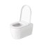 Duravit ME by Starck Toaleta WC bez kołnierza biały połysk/biały półmat z powłoką WonderGliss 25290926001 - zdjęcie 9