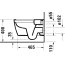 Duravit ME by Starck Toaleta WC HygieneFlush bez kołnierza spłukiwanie 4/2 l biała z powłoką HygieneGlaze 2584092000 - zdjęcie 4