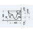 Duravit ME by Starck Toaleta WC HygieneFlush bez kołnierza biały/biały satynowy 2517099000 - zdjęcie 3