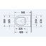 Duravit ME by Starck Toaleta WC HygieneFlush bez kołnierza biały/biały satynowy 2518099000 - zdjęcie 4