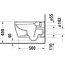 Duravit ME by Starck Toaleta WC HygieneFlush bez kołnierza biały satynowy z powłoką HygieneGlaze 257909AC00 - zdjęcie 5