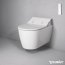 Duravit ME by Starck Toaleta WC podwieszana 57x37 cm Rimless bez kołnierza HygieneGlaze, biała 2529592000 - zdjęcie 2