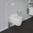 Duravit ME by Starck Toaleta WC podwieszana 57x37 cm Rimless bez kołnierza z powłoką Wondergliss, biała 25295900001 - zdjęcie 23