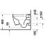 Duravit ME by Starck Toaleta WC Rimless bez kołnierza krótka biały satynowy z powłoką HygieneGlaze 253009AC00 - zdjęcie 3
