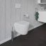 Duravit ME by Starck Toaleta WC Rimless bez kołnierza krótka biały satynowy z powłoką HygieneGlaze 253009AC00 - zdjęcie 8