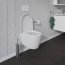 Duravit ME by Starck Toaleta WC Rimless bez kołnierza krótka biały satynowy z powłoką HygieneGlaze 253009AC00 - zdjęcie 9