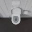 Duravit ME by Starck Toaleta WC Rimless bez kołnierza krótka biały satynowy z powłoką HygieneGlaze 253009AC00 - zdjęcie 12
