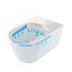 Duravit ME by Starck Toaleta WC Rimless bez kołnierza krótka biały satynowy z powłoką HygieneGlaze 253009AC00 - zdjęcie 2