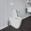 Duravit ME by Starck Toaleta WC stojąca biały satynowy z powłoką HygieneGlaze 216909AC00 - zdjęcie 17