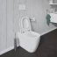 Duravit ME by Starck Toaleta WC stojąca biały satynowy z powłoką HygieneGlaze 216909AC00 - zdjęcie 20