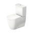 Duravit ME by Starck Toaleta WC stojąca Rimless bez kołnierza kompakt biały Alpin z powłoką Wondergliss 20050900001 - zdjęcie 1