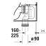 Duravit ME by Starck Toaleta WC stojąca Rimless bez kołnierza kompakt biały Alpin z powłoką Wondergliss 20050900001 - zdjęcie 7
