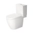 Duravit ME by Starck Toaleta WC stojąca kompakt biały Alpin z powłoką WonderGliss 21720900001 - zdjęcie 1