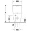 Duravit ME by Starck Toaleta WC stojąca kompakt biały Alpin z powłoką WonderGliss 21720900001 - zdjęcie 7