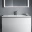 Duravit ME by Starck Umywalka meblowa 103x49 cm z otworem na baterię biały satynowy 2336103200 - zdjęcie 8