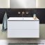 Duravit ME by Starck Umywalka meblowa 123x49 cm bez otworu na baterię biały Alpin z powłoką WonderGliss 23361200601 - zdjęcie 2