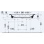 Duravit ME by Starck Umywalka meblowa 123x49 cm bez otworów na baterie biały satynowy z powłoką WonderGliss 23611232601 - zdjęcie 8