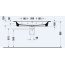 Duravit ME by Starck Umywalka meblowa 123x49 cm bez otworów na baterie biały satynowy z powłoką WonderGliss 23611232601 - zdjęcie 3