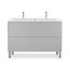 Duravit ME by Starck Umywalka meblowa 123x49 cm podwójna biały satynowy z powłoką WonderGliss 23611232241 - zdjęcie 18
