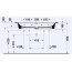 Duravit ME by Starck Umywalka meblowa 123x49 cm z otworem na baterię biały Alpin z powłoką WonderGliss 23611200001 - zdjęcie 6